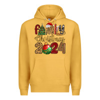 Mustard family christmas 2024 Premium Hoodie - MaliasSmallBusiness