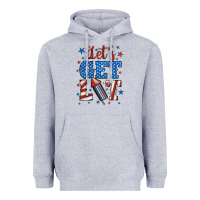 Heather Grey let's get lit Heavyweight Hoodie - BundleAndBundleShop