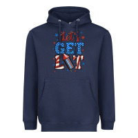 Navy let's get lit Heavyweight Hoodie - BundleAndBundleShop