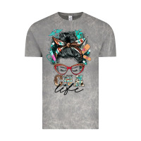 Cloud Rock nurse cna life messy bun Vintage Tee - BarkalooDesign