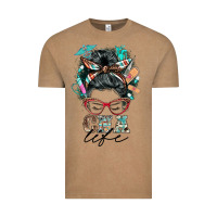 Vintage Coffee nurse cna life messy bun Vintage Tee - BarkalooDesign