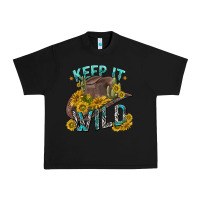 Black keep it wild tbw Urban Heavy Tee - texasbilliewilder