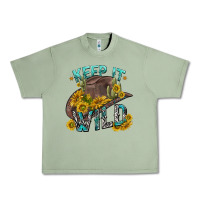 Oil Green keep it wild tbw Urban Heavy Tee - texasbilliewilder