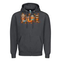 Smoke Fall Coffee Drink Zipper Hoodie - RacoonDesign
