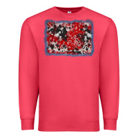 Bandana Cowhide Denim Background Premium Sweatshirt | Teevron