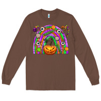 Chestnut Halloween Rainbow Long Sleeve Tee - texasbilliewilder