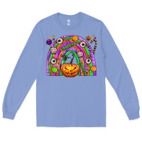 Colony Blue Halloween Rainbow Long Sleeve Tee - texasbilliewilder