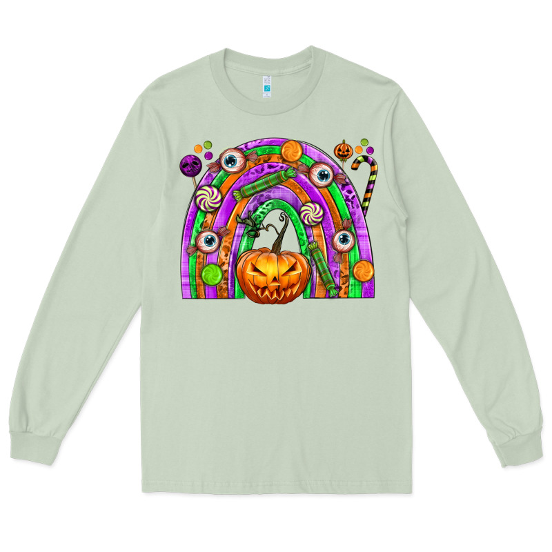Halloween Rainbow Long Sleeve Tee by texasbilliewilder | Teevron