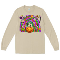 Mushroom Halloween Rainbow Long Sleeve Tee - texasbilliewilder