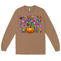 Toasted Coconut Halloween Rainbow Long Sleeve Tee - texasbilliewilder