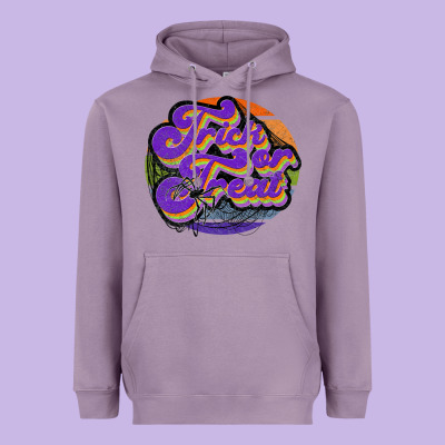 Trick Or Treat Heavyweight Hoodie Designed By Jahusdesignshop