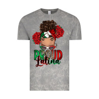 Cloud Rock Proud Latina messy bun Vintage Tee - RanaPortraitStore
