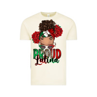 Vintage Arctic Proud Latina messy bun Vintage Tee - RanaPortraitStore