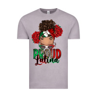 Vintage Zinc Proud Latina messy bun Vintage Tee - RanaPortraitStore