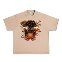 Burro baseball afro messy bun Urban Heavy Tee - texasbilliewilder