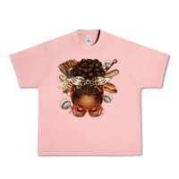 Salmon baseball afro messy bun Urban Heavy Tee - texasbilliewilder