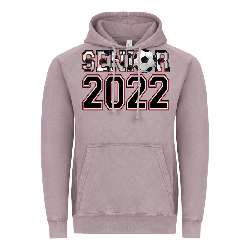 Senior Soccer Vintage Hoodie by AdoDesignShop | Teevron