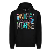 Black wife mom nurse Premium Hoodie - NancyCooperArtShop