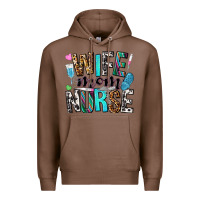 Chestnut wife mom nurse Premium Hoodie - NancyCooperArtShop