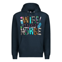 Navy wife mom nurse Premium Hoodie - NancyCooperArtShop