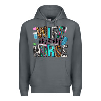 Rock wife mom nurse Premium Hoodie - NancyCooperArtShop