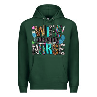 Sports Green wife mom nurse Premium Hoodie - NancyCooperArtShop