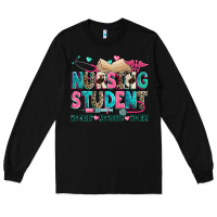 Black nursing student Long Sleeve Tee - Zillion Design Studio