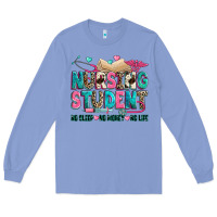 Colony Blue nursing student Long Sleeve Tee - Zillion Design Studio
