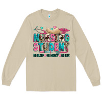 Mushroom nursing student Long Sleeve Tee - Zillion Design Studio