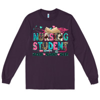 Plum nursing student Long Sleeve Tee - Zillion Design Studio