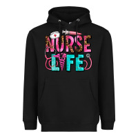 Black nurse life Heavyweight Hoodie - AdoDesignShop