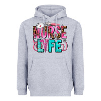Heather Grey nurse life Heavyweight Hoodie - AdoDesignShop