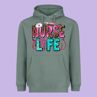 Nurse Life Heavyweight Hoodie Designed By Adodesignshop
