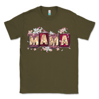 Army Green mama with license letters Classic Tee - Zillion Design Studio