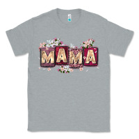 Heather Grey mama with license letters Classic Tee - Zillion Design Studio