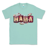 Seafoam mama with license letters Classic Tee - Zillion Design Studio