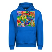 Cobalt Pride LGBTQ+ Peace Tumbler Urban Hoodie - BundleAndBundleShop