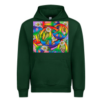 Forest Green Pride LGBTQ+ Peace Tumbler Urban Hoodie - BundleAndBundleShop