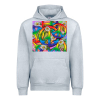 Heather Grey Pride LGBTQ+ Peace Tumbler Urban Hoodie - BundleAndBundleShop