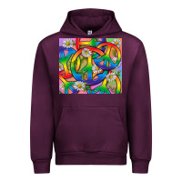 Mauve Wine Pride LGBTQ+ Peace Tumbler Urban Hoodie - BundleAndBundleShop