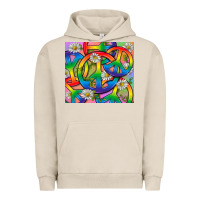 Pigment French Oak Pride LGBTQ+ Peace Tumbler Urban Hoodie - BundleAndBundleShop
