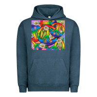 Pigment Midnight Navy Pride LGBTQ+ Peace Tumbler Urban Hoodie - BundleAndBundleShop