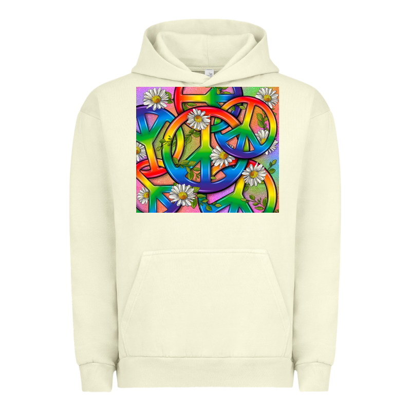 Pride Lgbtq+ Peace Tumbler Urban Hoodie by BundleAndBundleShop | Teevron
