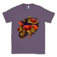 Lavender halloween pumpkin patch  2 Classic Tee - BundleAndBundleShop