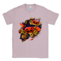 Lilac halloween pumpkin patch  2 Classic Tee - BundleAndBundleShop