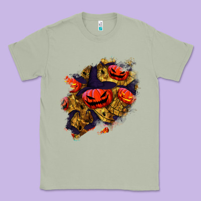Halloween Pumpkin Patch  2 Classic Tee Designed By Bundleandbundleshop