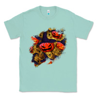 Seafoam halloween pumpkin patch  2 Classic Tee - BundleAndBundleShop