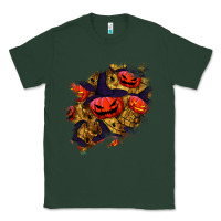 Sports Green halloween pumpkin patch  2 Classic Tee - BundleAndBundleShop