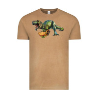 Vintage Camel T-Rex dinosaur holding a taco Vintage Tee - RanaPortraitStore