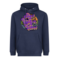 Navy bad witch vibes Heavyweight Hoodie - JahusDesignShop